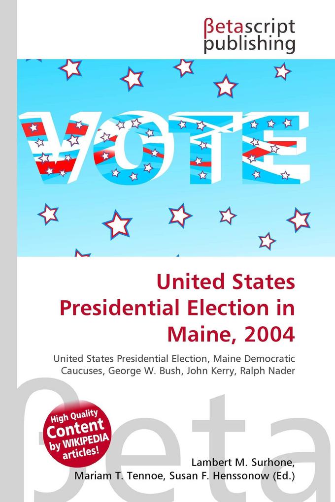 United States Presidential Election in Maine 2004