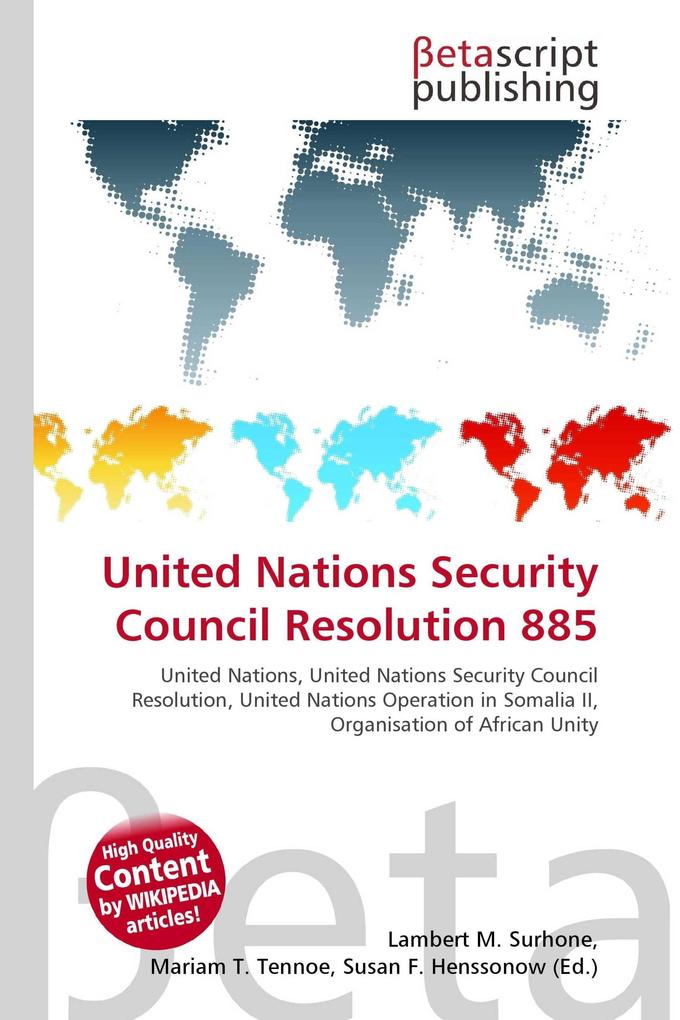 United Nations Security Council Resolution 885