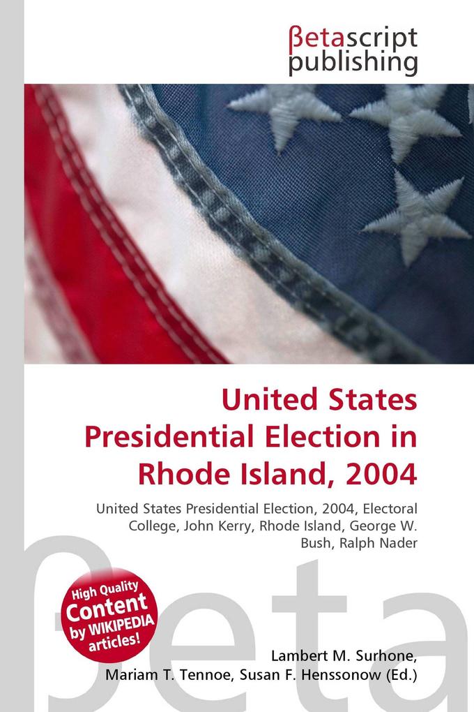 United States Presidential Election in Rhode Island 2004