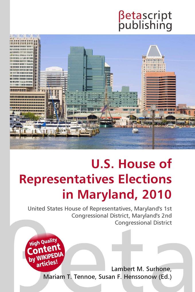 U.S. House of Representatives Elections in Maryland 2010