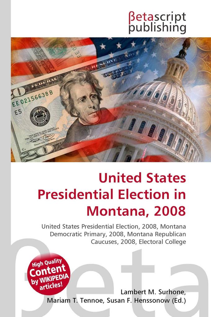 United States Presidential Election in Montana 2008