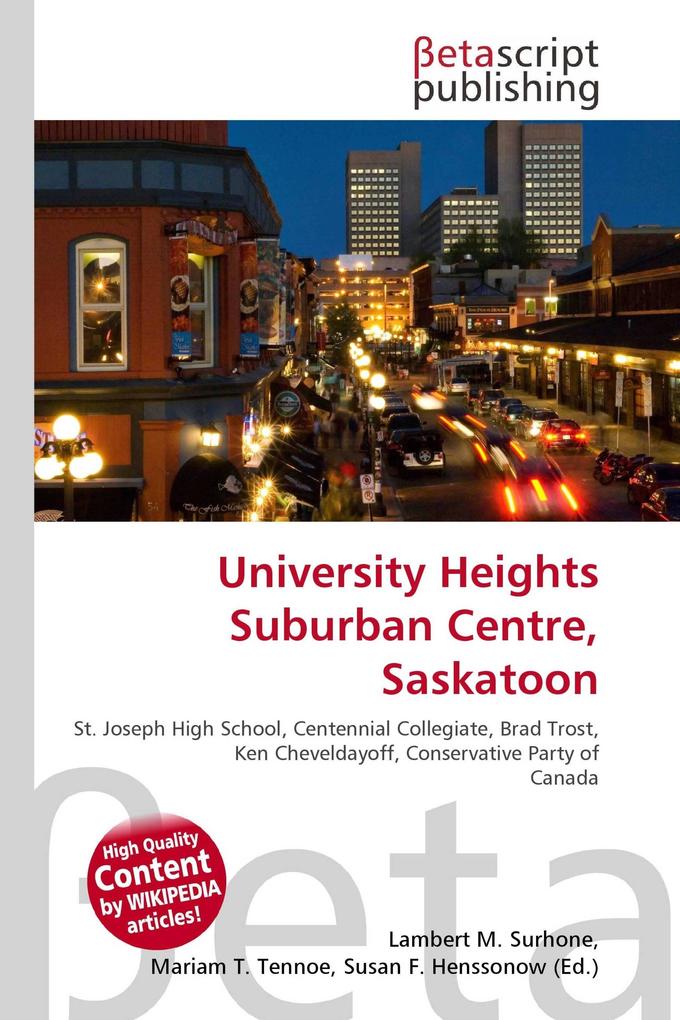 University Heights Suburban Centre Saskatoon