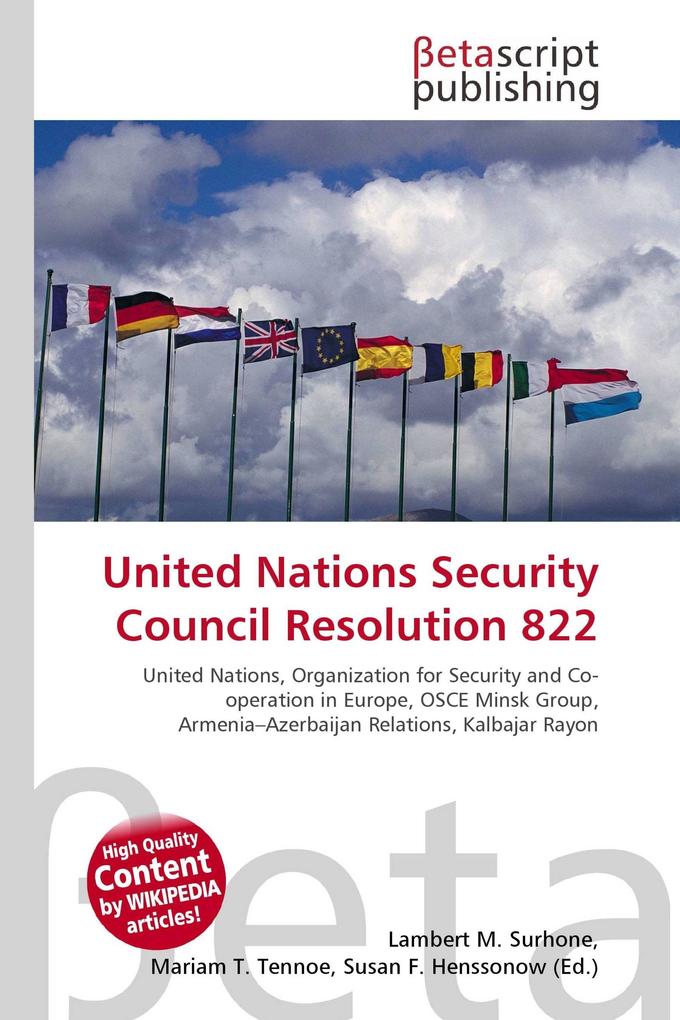 United Nations Security Council Resolution 822