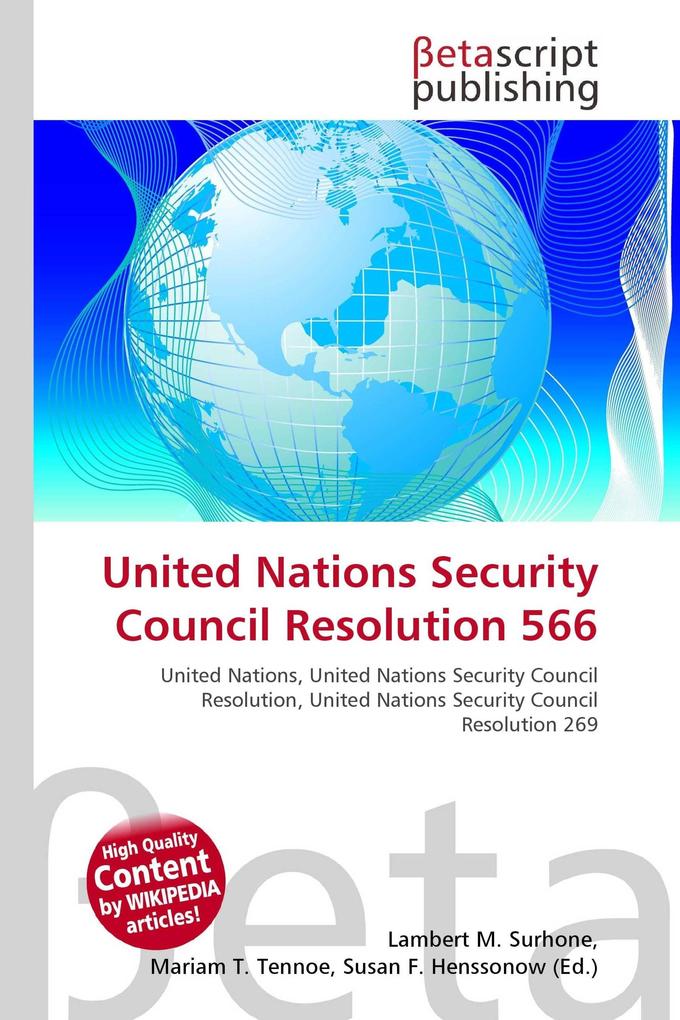 United Nations Security Council Resolution 566