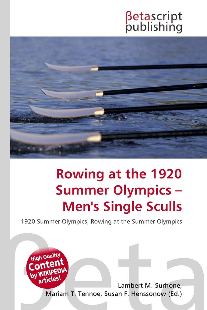 Rowing at the 1920 Summer Olympics - Men's Single Sculls