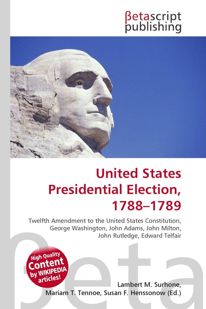 United States Presidential Election 1788-1789