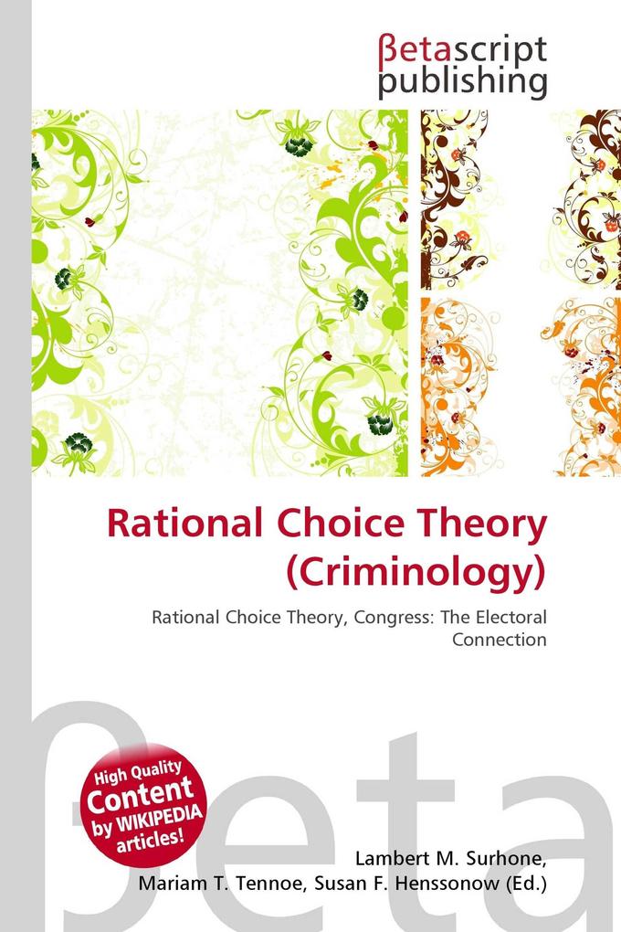 Rational Choice Theory (Criminology)