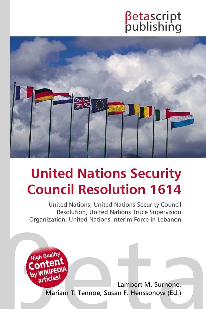 United Nations Security Council Resolution 1614