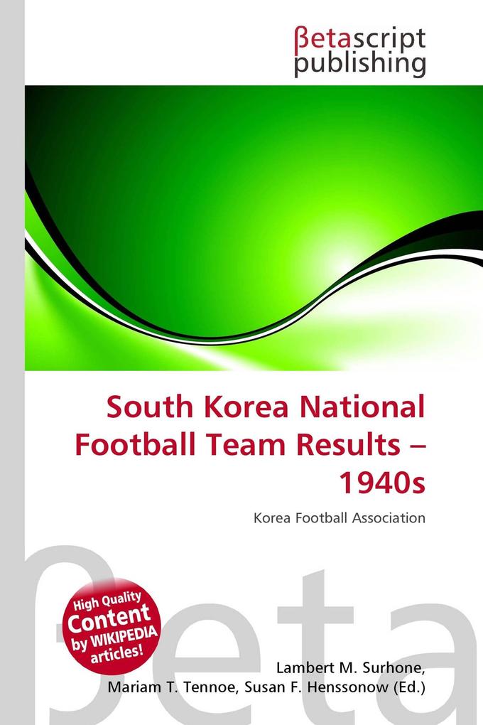 South Korea National Football Team Results - 1940s