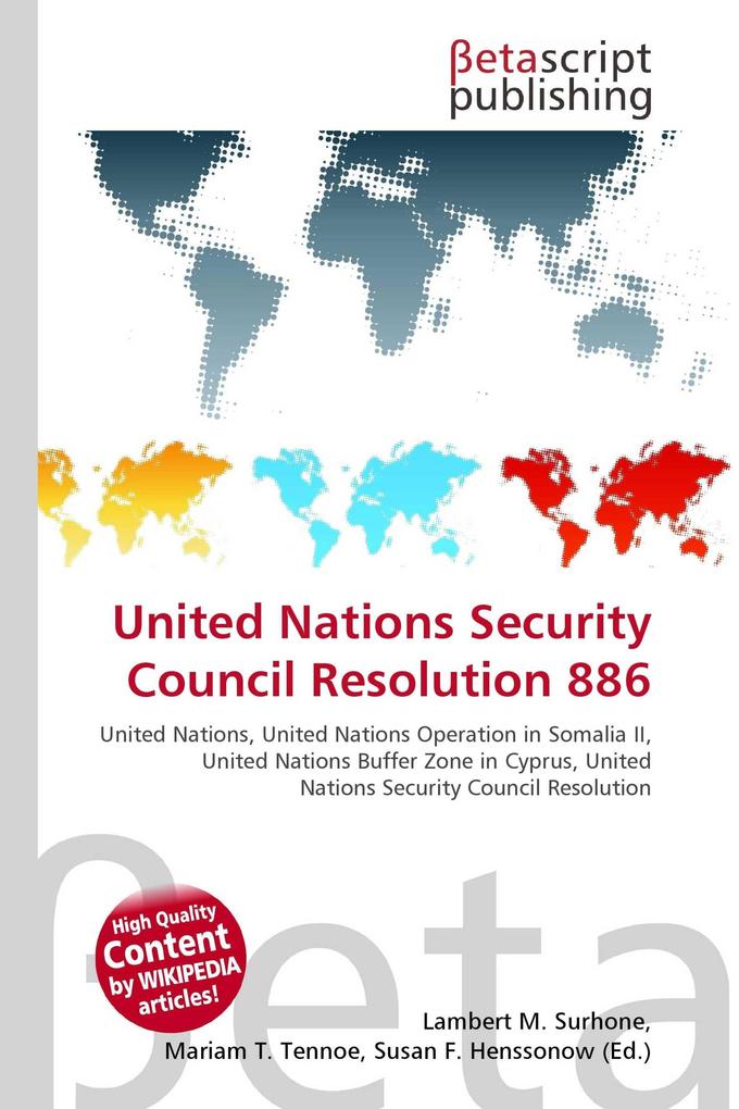 United Nations Security Council Resolution 886