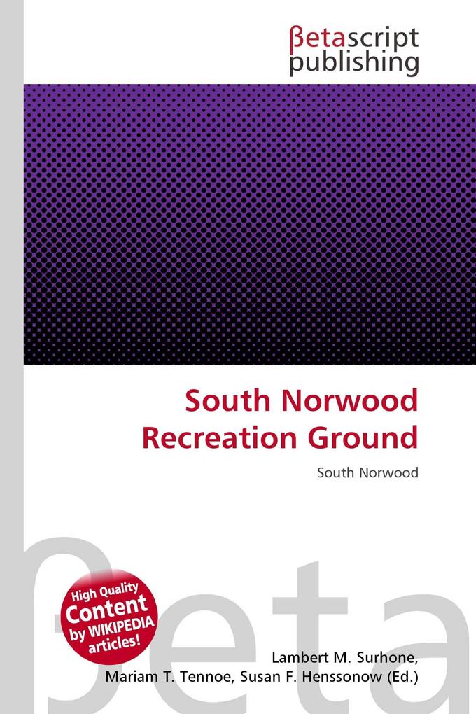 South Norwood Recreation Ground