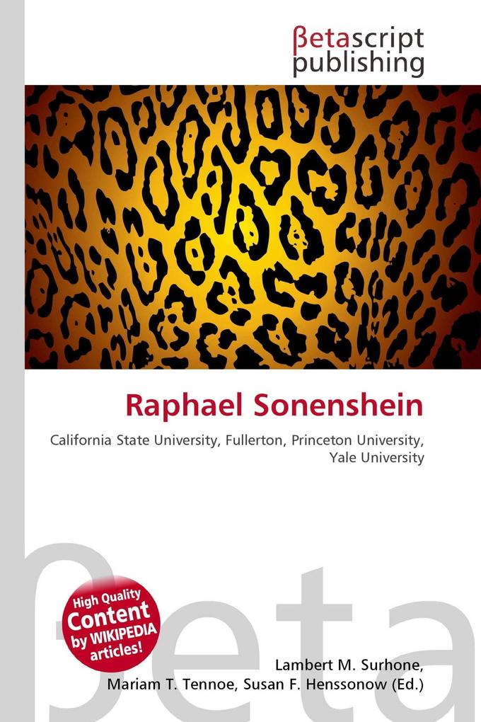 Raphael Sonenshein