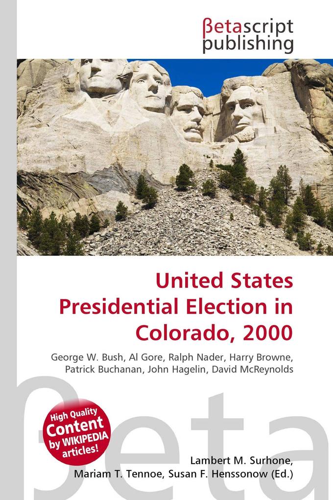 United States Presidential Election in Colorado 2000