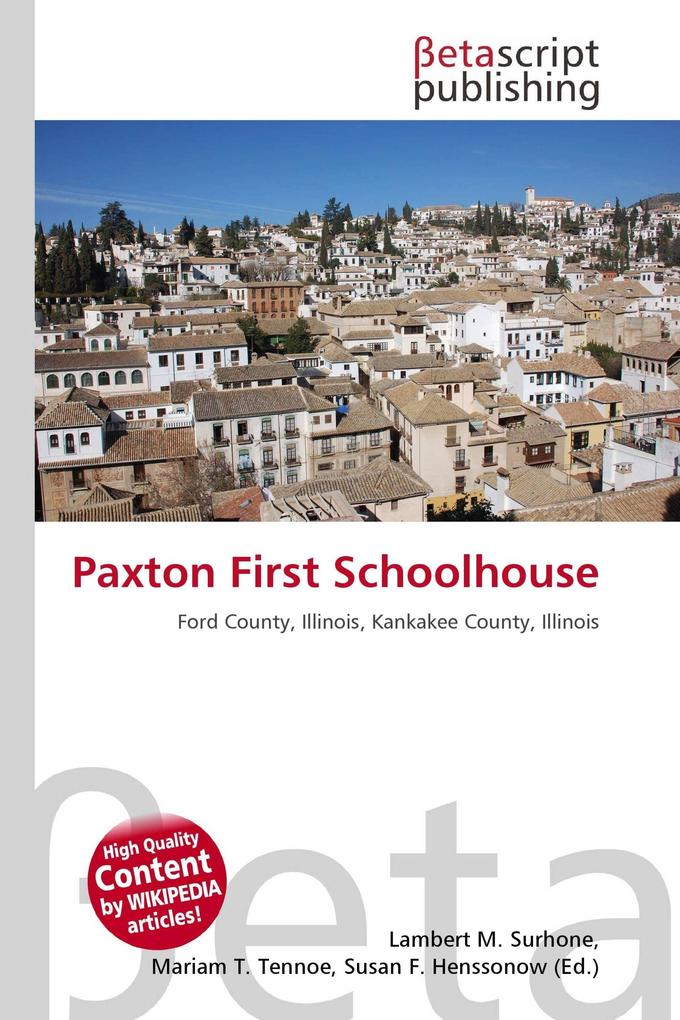 Paxton First Schoolhouse