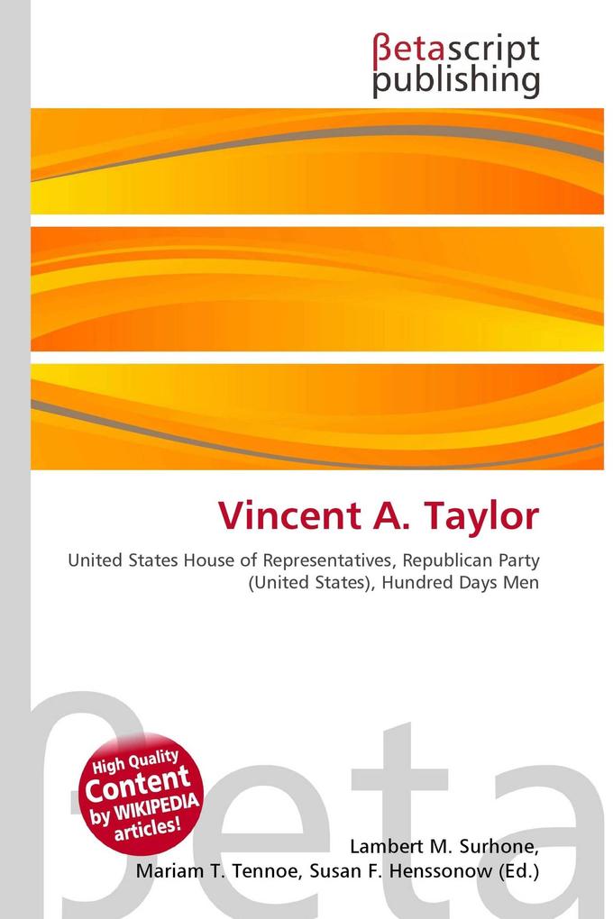 Vincent A. Taylor