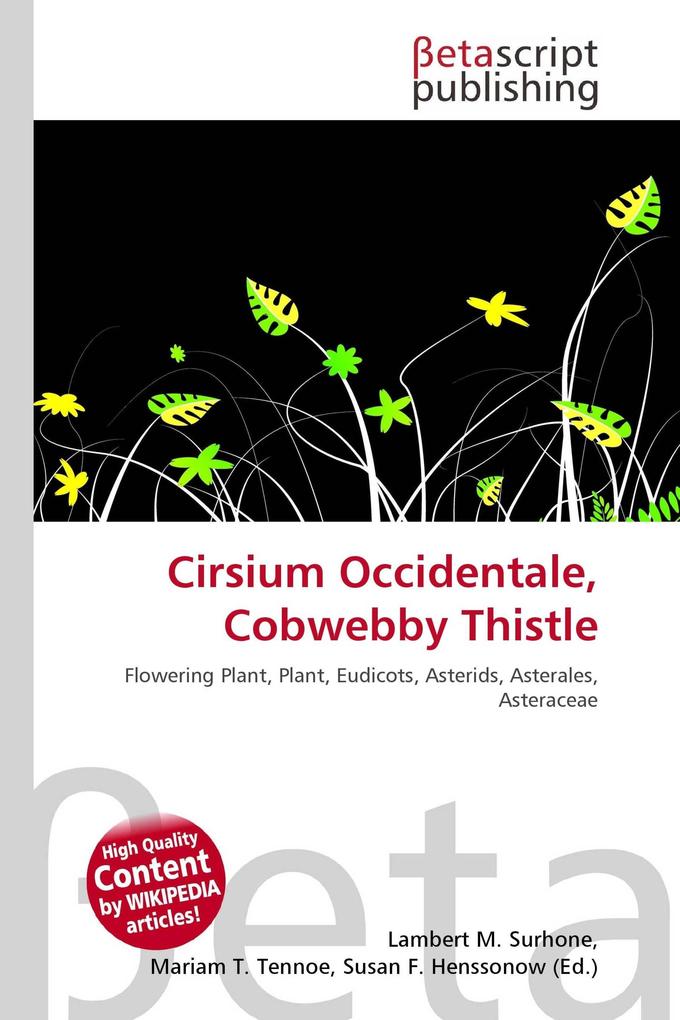 Cirsium Occidentale Cobwebby Thistle