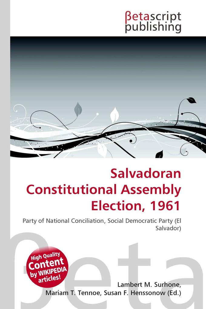 Salvadoran Constitutional Assembly Election 1961