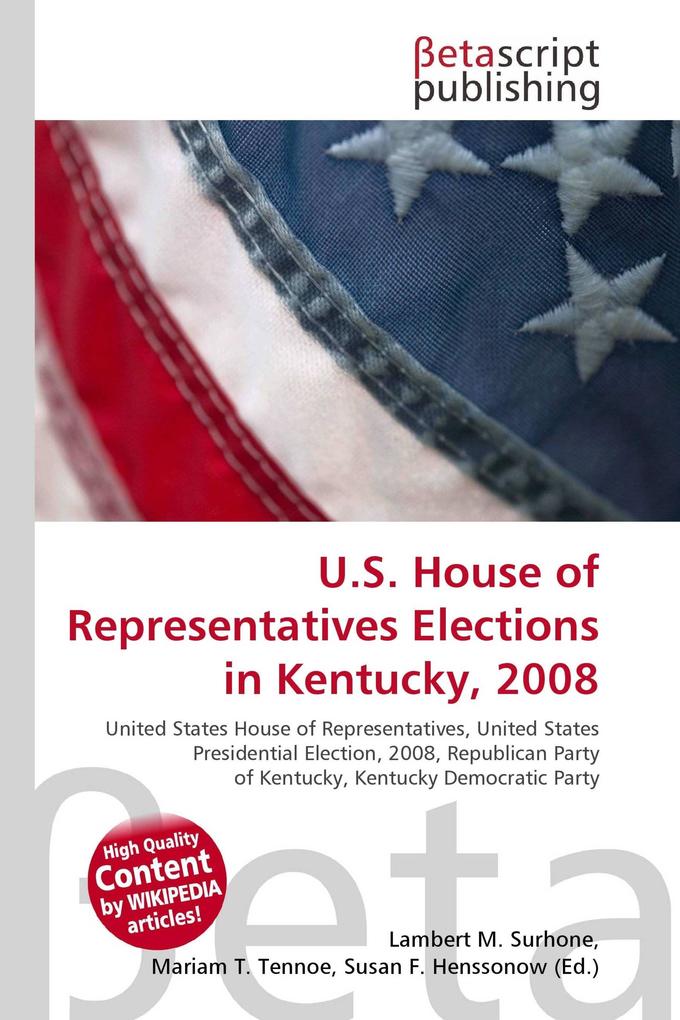 U.S. House of Representatives Elections in Kentucky 2008