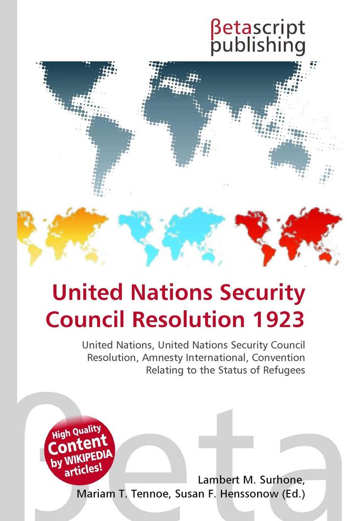United Nations Security Council Resolution 1923
