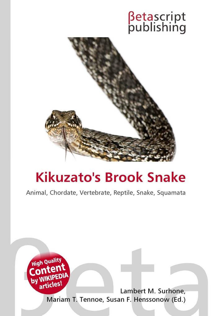 Kikuzato's Brook Snake
