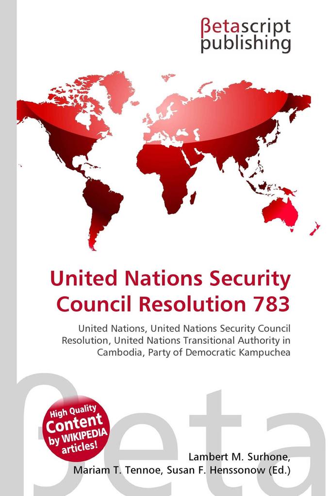 United Nations Security Council Resolution 783