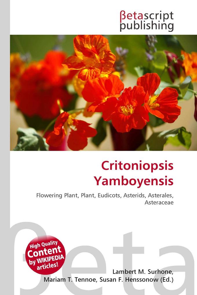 Critoniopsis Yamboyensis