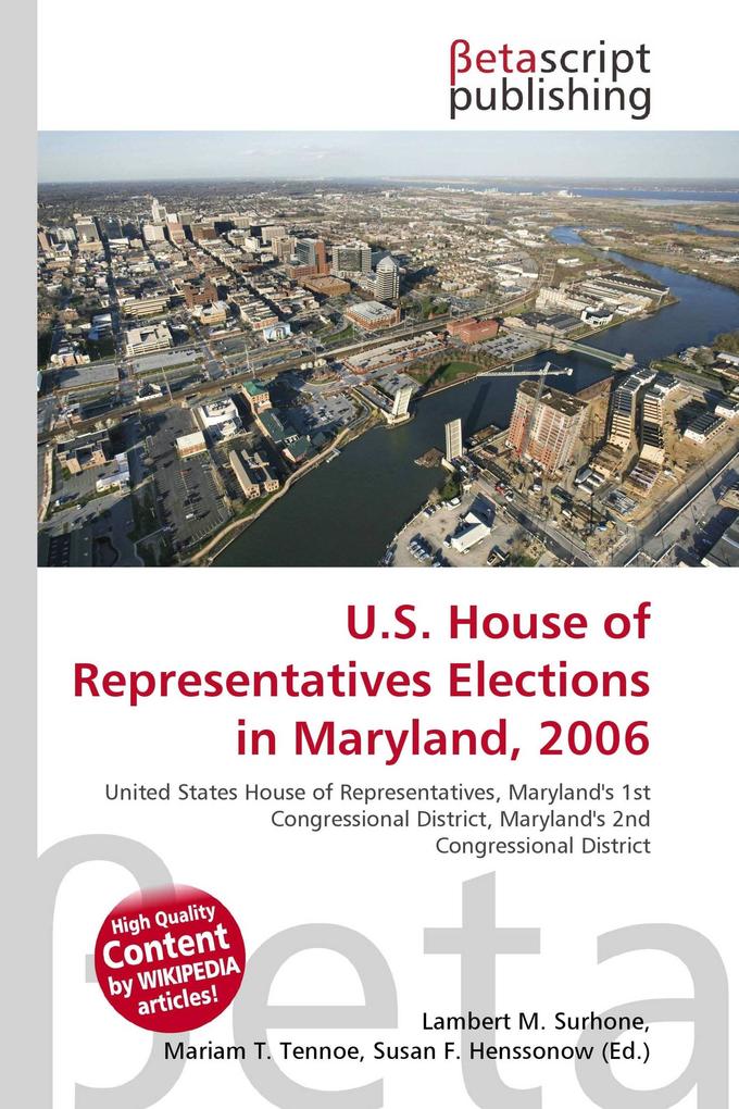 U.S. House of Representatives Elections in Maryland 2006