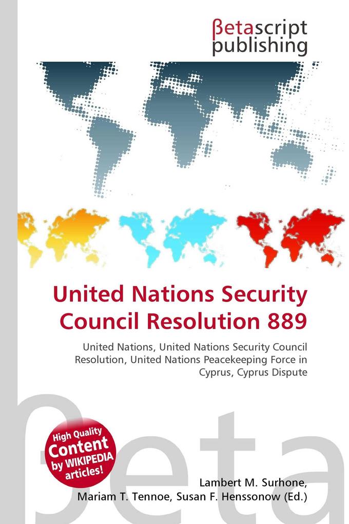 United Nations Security Council Resolution 889