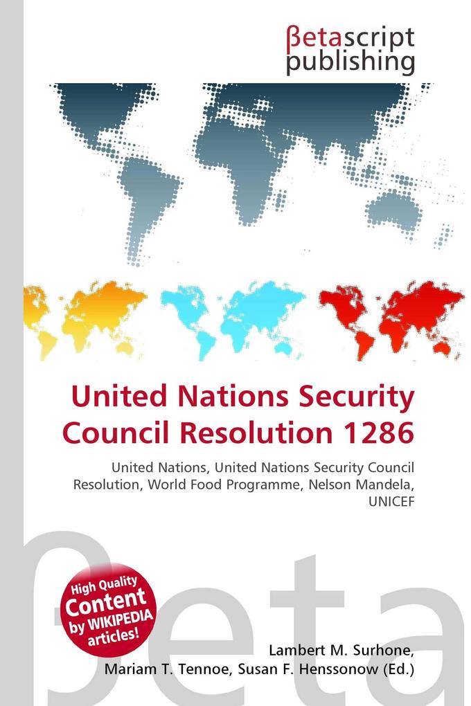 United Nations Security Council Resolution 1286