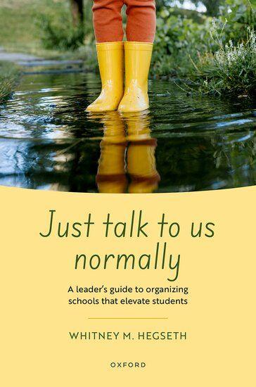 Just talk to us normally