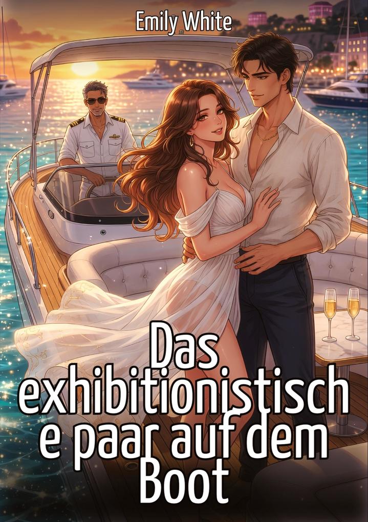 Das exhibitionistische paar auf dem Boot