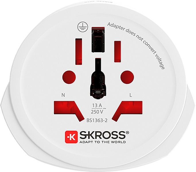SKROSS Country World to Europe Adaptateur de voyage
