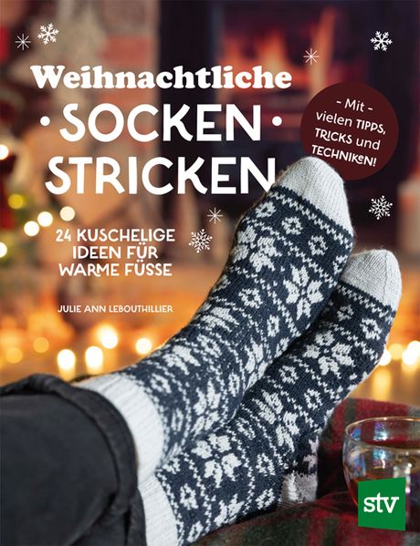 Weihnachtliche Socken stricken