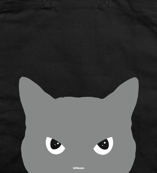 Katze schwarz