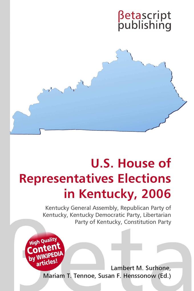 U.S. House of Representatives Elections in Kentucky 2006