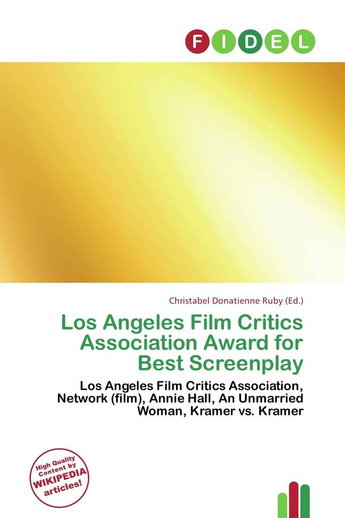 Los Angeles Film Critics Association Award for Best Screenplay