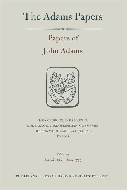 Papers of John Adams Volume 23