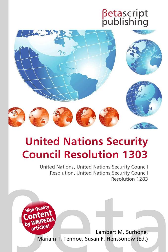 United Nations Security Council Resolution 1303