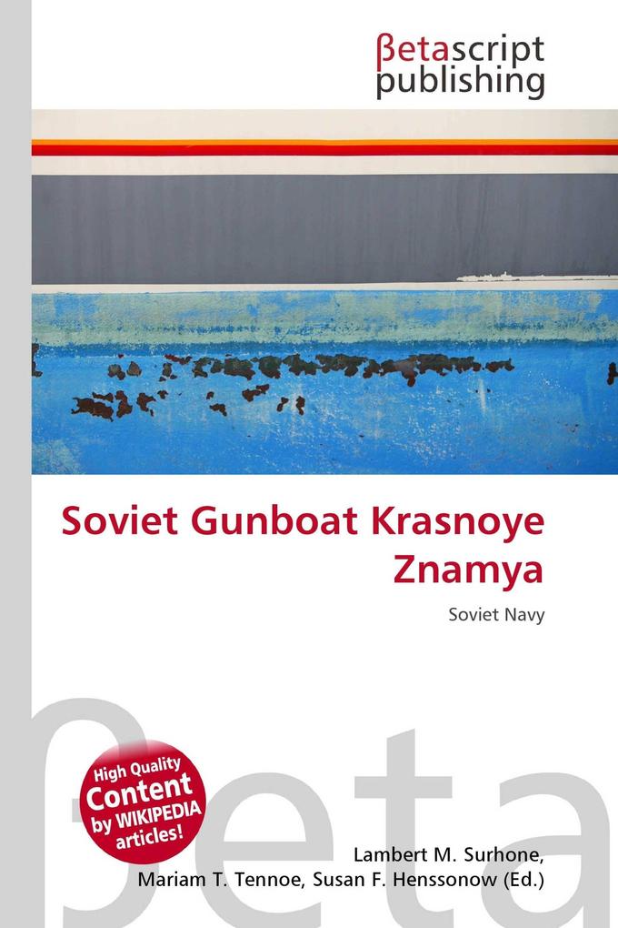 Soviet Gunboat Krasnoye Znamya