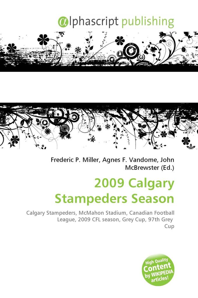 2009 Calgary Stampeders Season