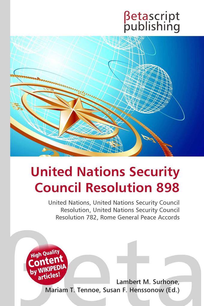 United Nations Security Council Resolution 898