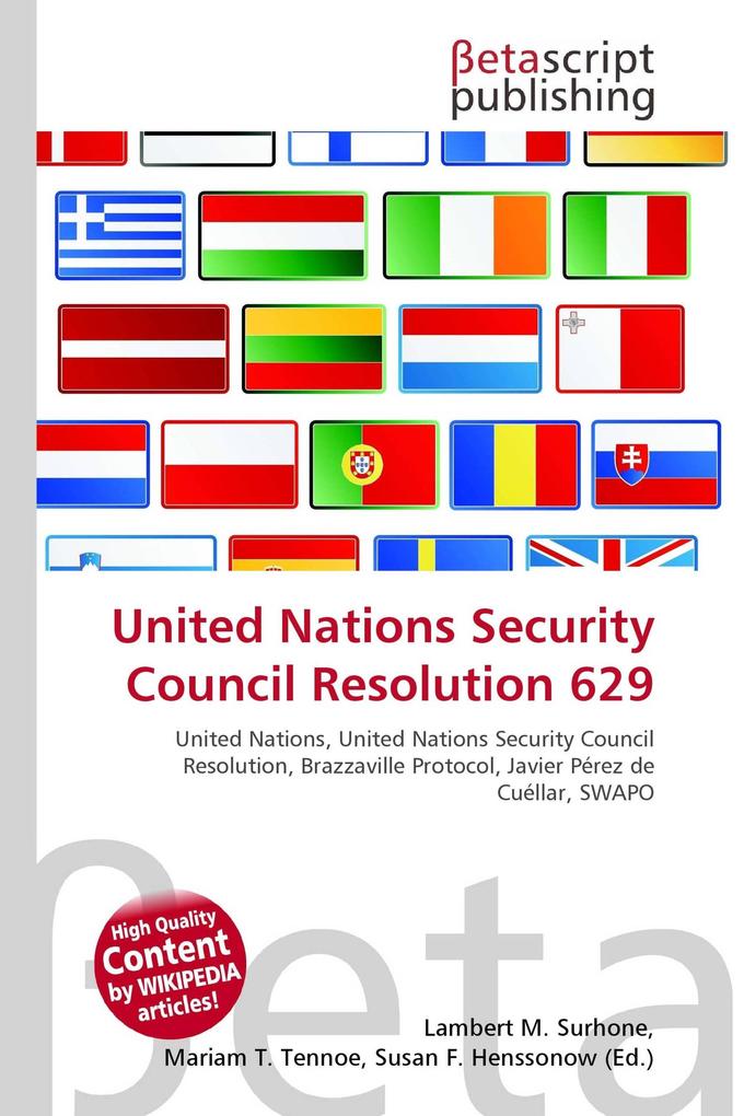 United Nations Security Council Resolution 629