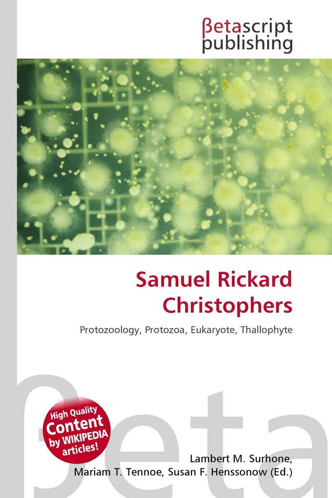 Samuel Rickard Christophers