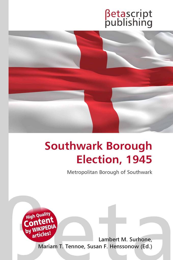 Southwark Borough Election 1945