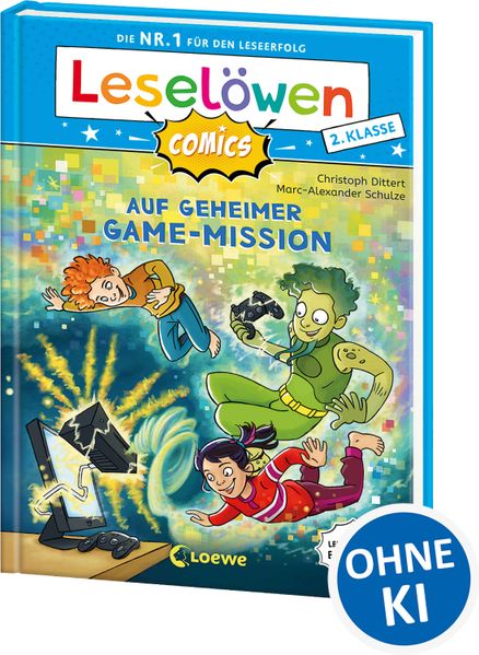 Leselöwen Comics 2. Klasse - Auf geheimer Game-Mission