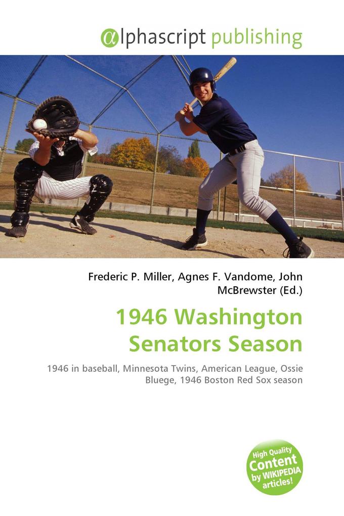 1946 Washington Senators Season