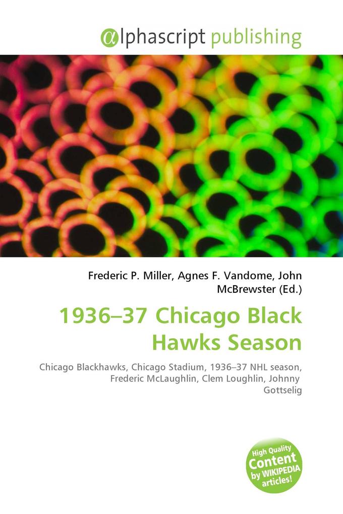 1936-37 Chicago Black Hawks Season