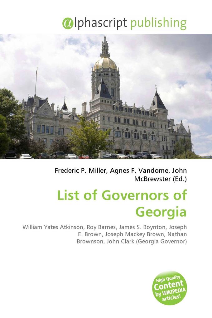 List of Governors of Georgia
