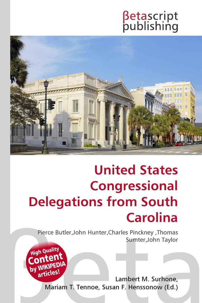 United States Congressional Delegations from South Carolina