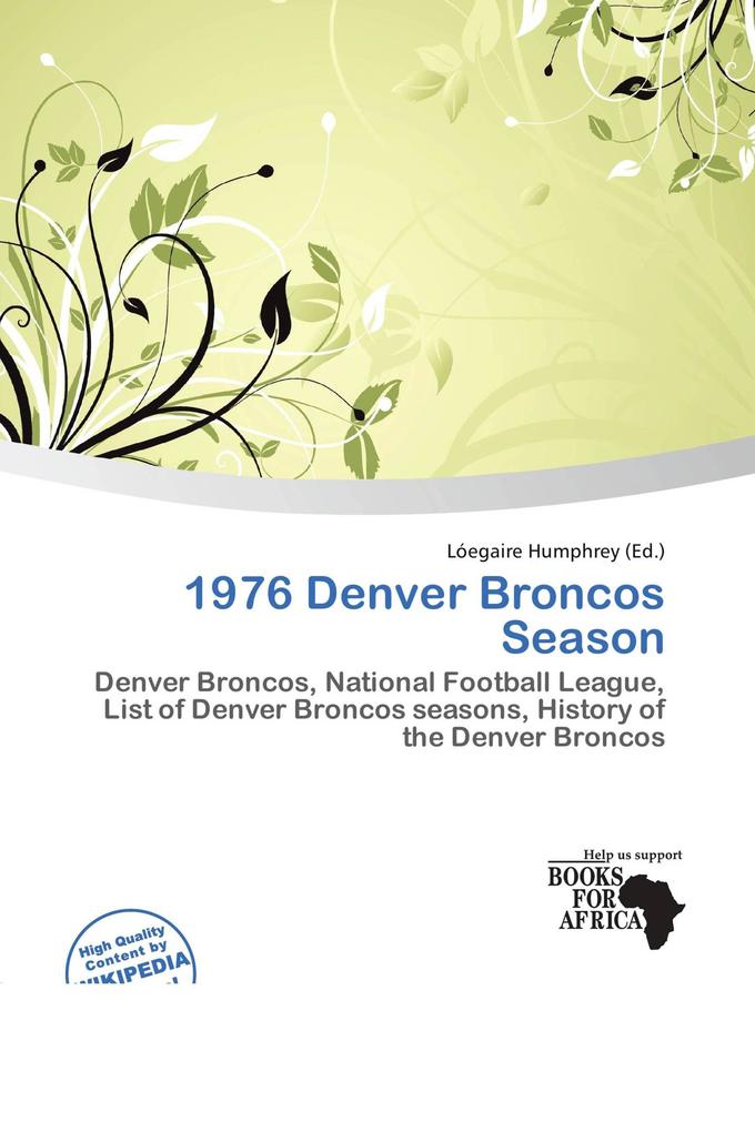 1976 Denver Broncos Season